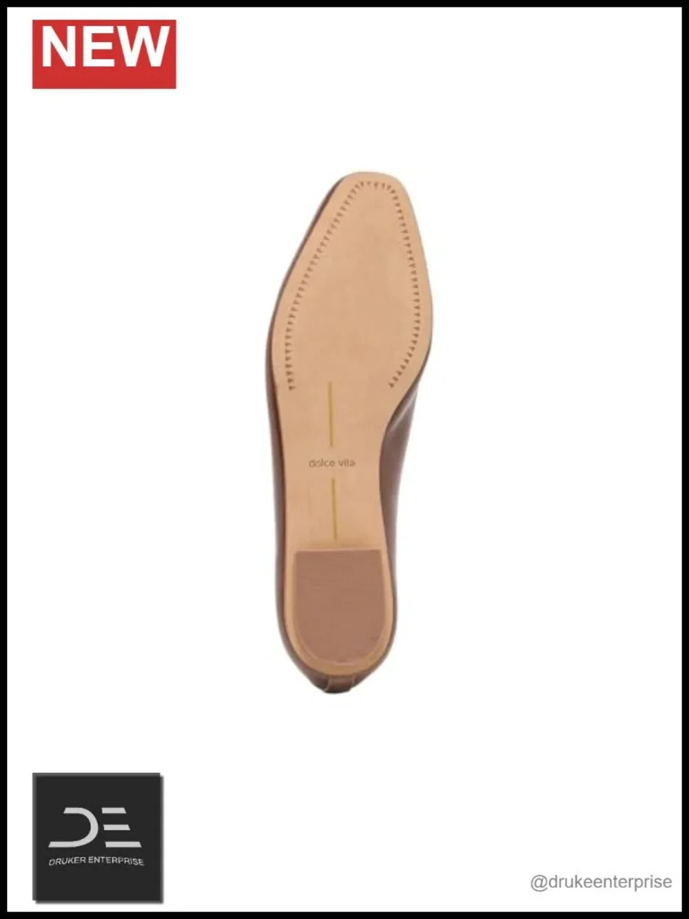 Leather Ballet Flats Pointed Toe Slip-On Women's Casual Shoes